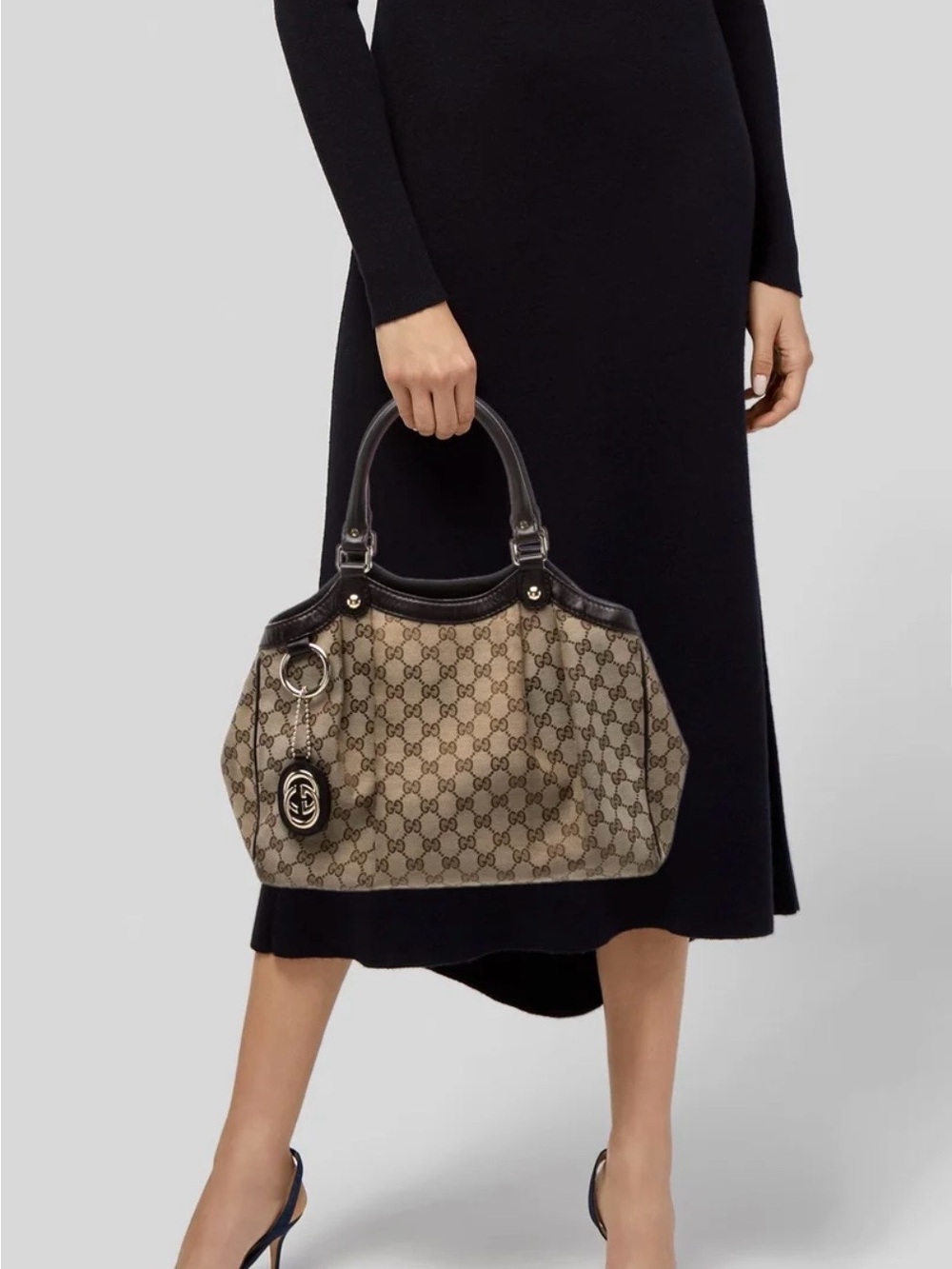 Gucci GG Canvas Sukey Boston/Satchel